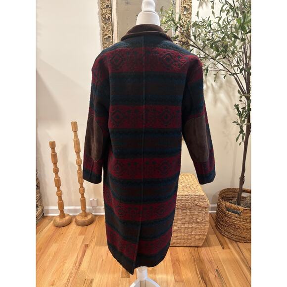 Vintage Woolrich Southwestern Coat - 84% Wool Size Small - Picture 2 of 5